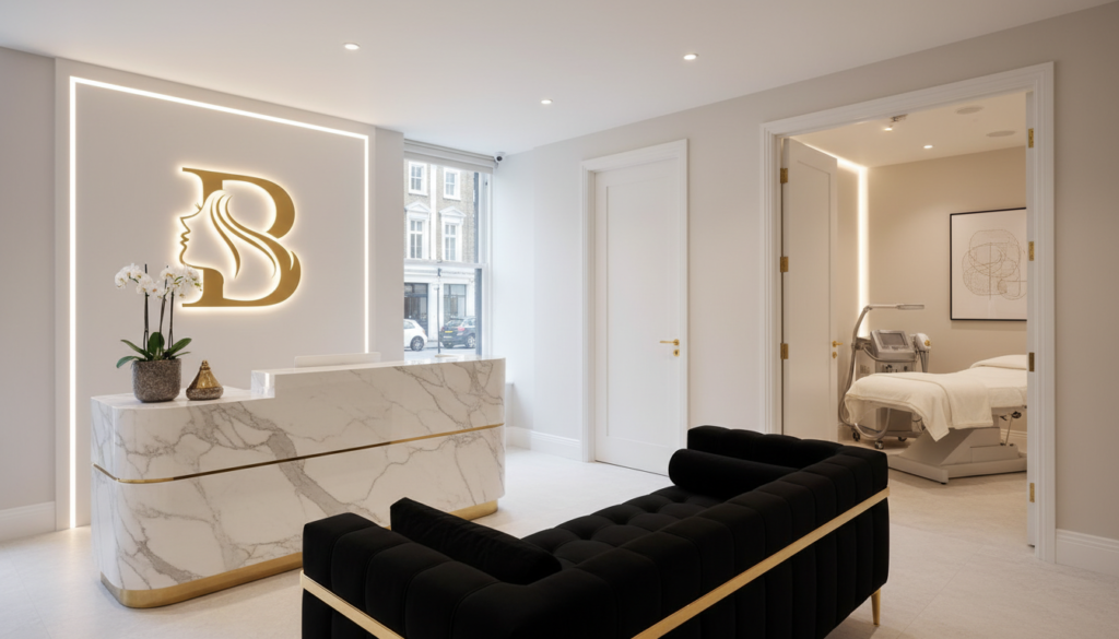Luxury aesthetic and wellness clinic in London.