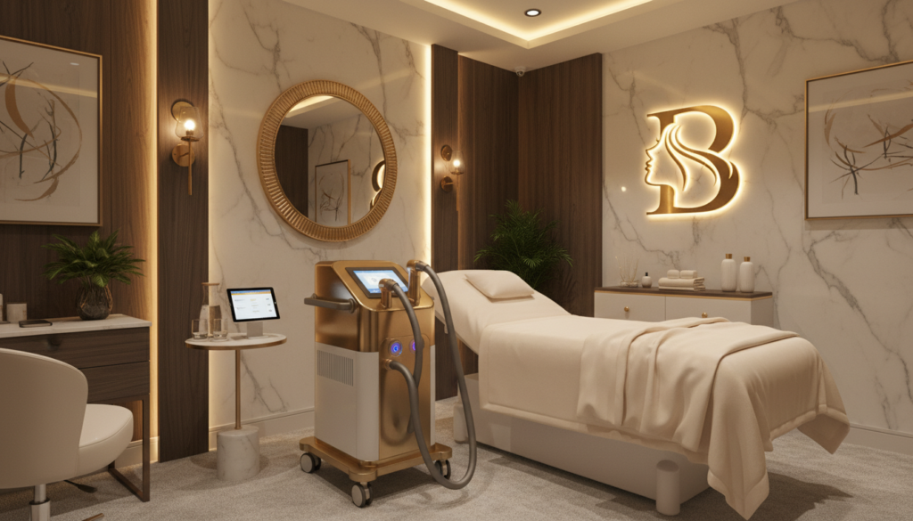 Best Vacuum Butt Lift in London treatment room at Bright Balance Wellness