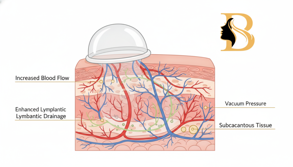 How vacuum skin treatment works for fat breakdown and lymphatic drainage